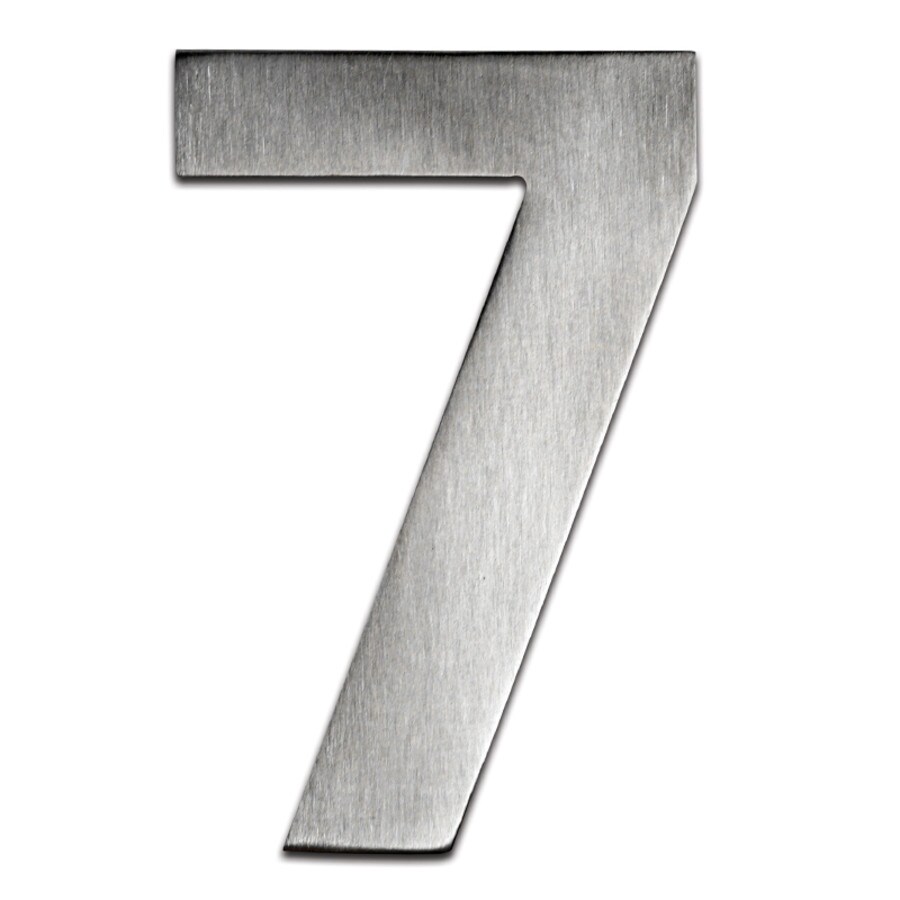 stainless steel door numbers